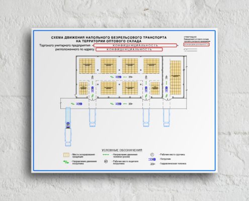 Схемы движения безрельсовоготранспорта