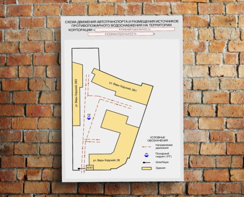 Изготовление схем движения